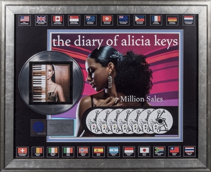 Alicia Keys: "The Diary of Alicia Keys" Platinum Worldwide Sales Award 